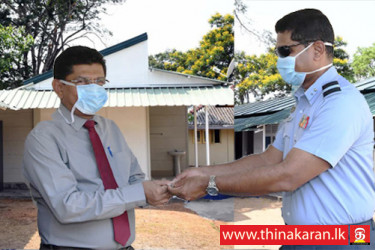 10 நாட்களில் நிர்மாணித்த 16 அறைகளுடனான தனிமைப்படுத்தல் பிரிவு-SLA Hands Over Newly Isolation Unit at IDH to Min of Health completed within 10 Days
