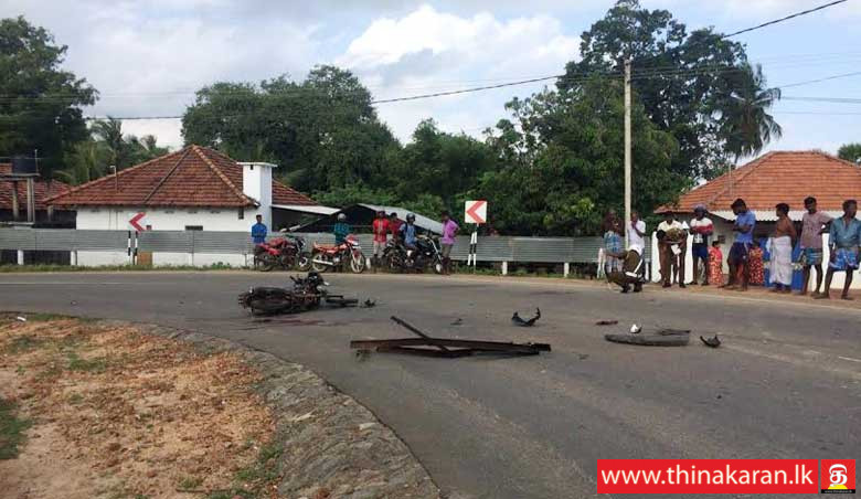 வட்டுவாகல் ணவர் மரணம் மனைவி வைத்தியசாலையில்-Accident Husband Killed-Wife Hospitalised-Vadduvakal Mullaitivu
