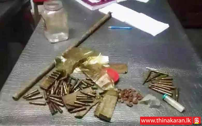 சம்மாந்துறையில் வெடிபொருட்கள் மீட்பு; ஒருவர் கைது-Weapons found in Sammanthurai-40 Year Old Arrested