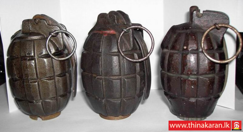 வீடொன்றில் 03 கைக் குண்டுகளுடன் ஒருவர் கைது-Suspect Arrested with 3 Grenade-Thambalagamuwa-Parakumbura