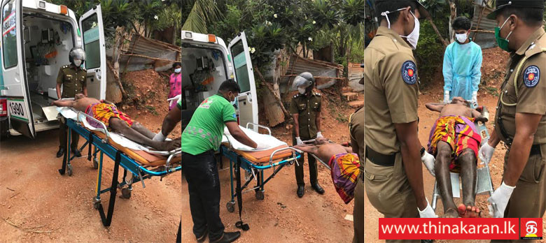 தற்கொலைக்கு முயற்சித்த 60 வயது நபர்-60-Yr Old Attempt to Suicide-Linganagar-Trincomalee