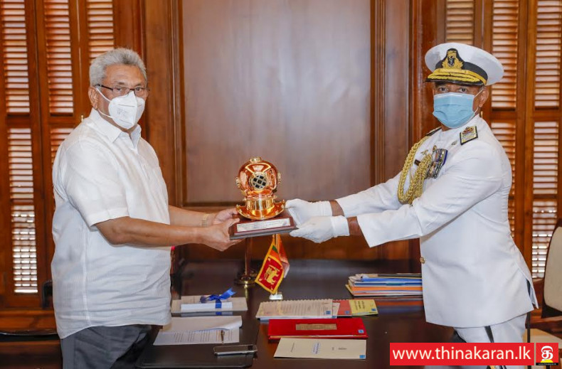 நாளை ஓய்வு பெறும் கடற்படைத் தளபதிக்கு பதவி உயர்வு-Navy Commander Vice Admiral Piyal de Silva Promoted to the Rank of Admiral