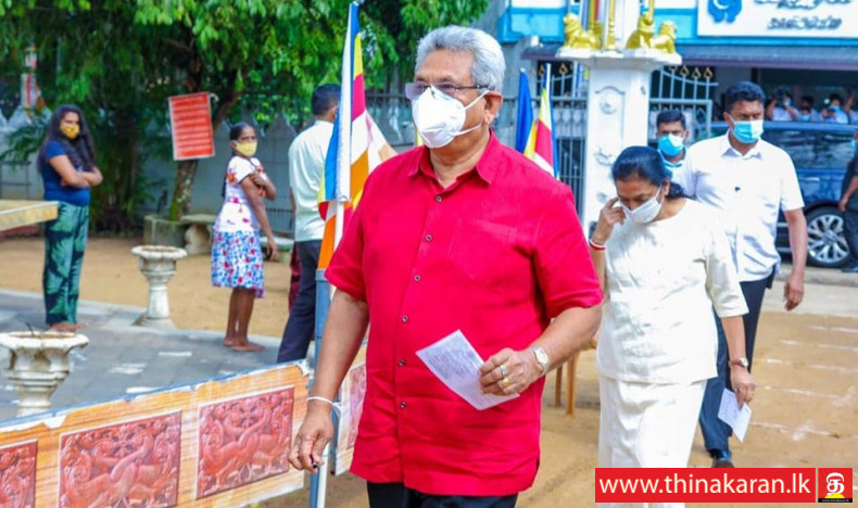 எமது சுகாதார நடைமுறைகள் மீது நம்பிக்கை வைத்தமைக்கு நன்றி-President Gotabaya Rajapaksa Thank Voters