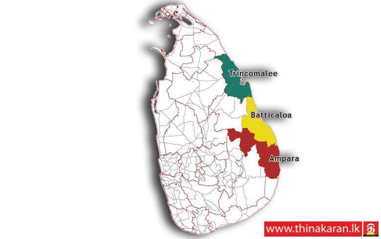 அம்பாறை: ஶ்ரீ.ல.பொ.பெ; மட்டக்களப்பு: த.தே.கூ; திருமலை: ஐ.ம.ச. கைப்பற்றின-Parliamentary Election-2020-Eastern Province Digamadulla-SLPP-Batticaloa-ITAK-TNA-Trincomalee-SJB