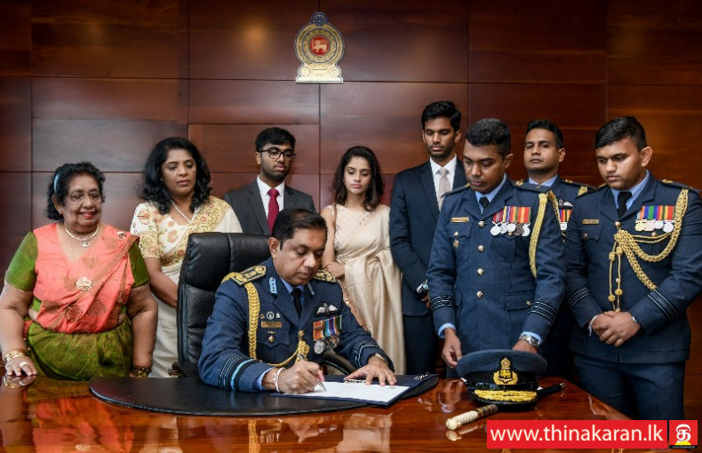 18th Air Force Commander Sudarshana Pathirana Assumes Duty-எயார் மார்ஷல் சுதர்ஷன பத்திரண இன்று கடமை பொறுப்பேற்பு