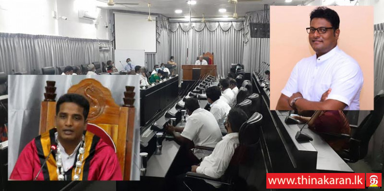 யாழ் மாநகர சபை மேயராக த.தே.ம.மு. உறுப்பினர் வி. மணிவண்ணன்-V Manivannan Elected as Jaffna Mayor Defeating Immanuel Arnold