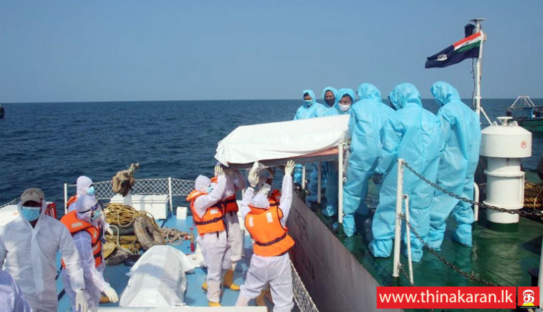 பலியான 4 தமிழக மீனவர்களின் சடலங்கள் இந்தியாவிடம் ஒப்படைப்பு-Navy Hands Over 4 Indian Fishermen Bodies
