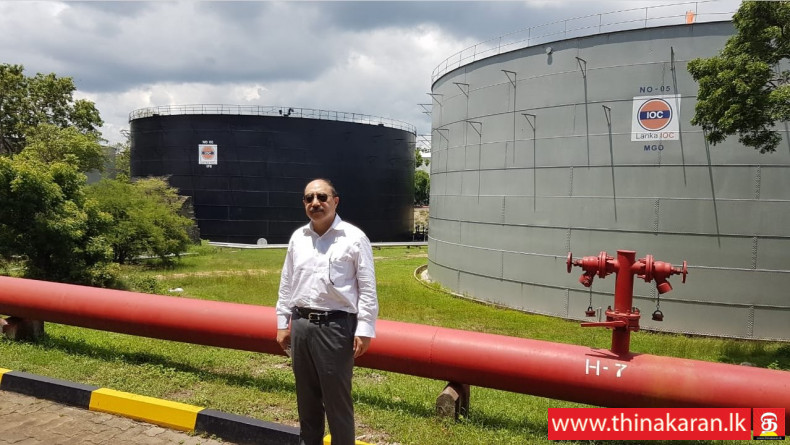இலங்கை வந்த ஹர்ஷ் வர்தன் ஷ்ரிங்லா திருகோணமலை எண்ணெய் குதங்களுக்கு விஜயம்-Indian Foreign Secretary Harsh vardhan Shringla Visited the Oil Tank Farms at Trincomalee