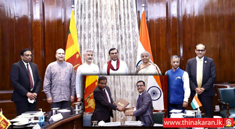 இந்தியாவிடமிருந்து 100 கோடி டொலர் கடன்; ஒப்பந்தம் கைச்சாத்து-USD 1 Billion Loan From India-MoU-Agreement Signed